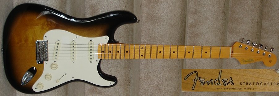 fender stratocaster sunburst tortoise. 2007 Fender Artist Series Eric